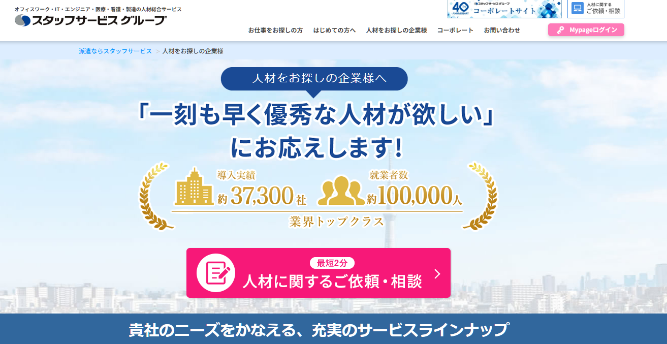 4. スタッフサービス